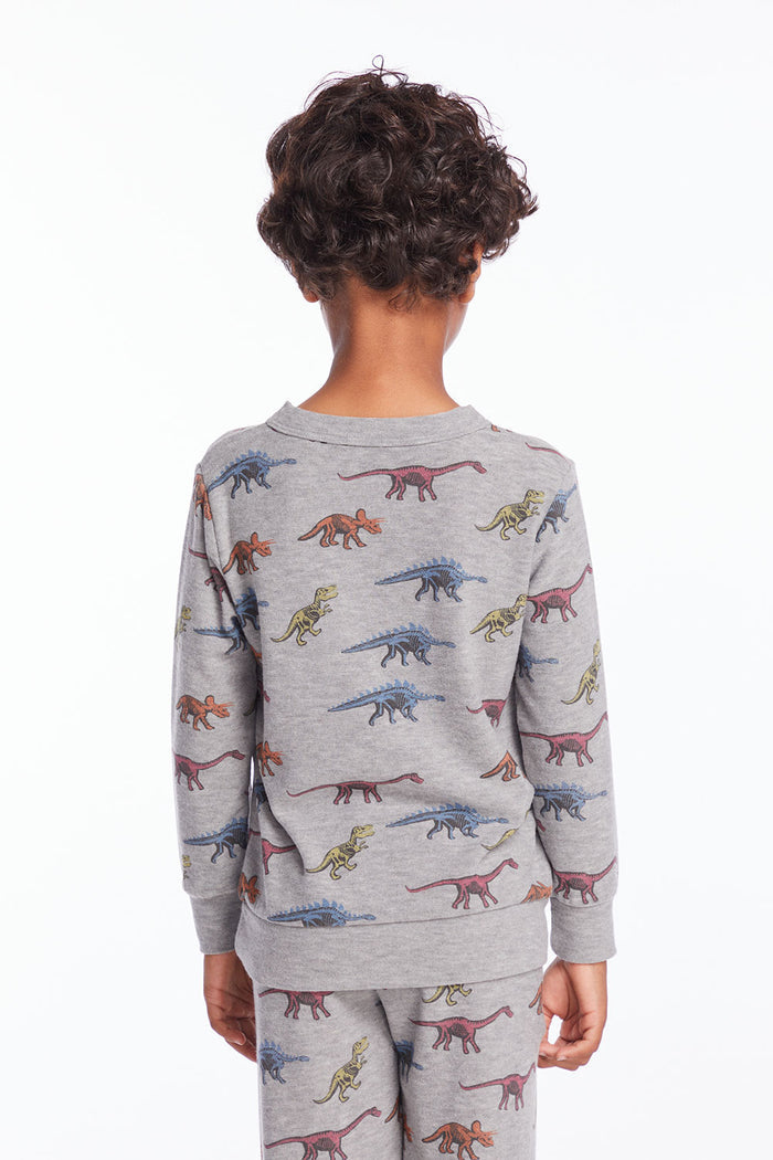 Skeleton Dinos Boys Pullover Boys chaserbrand