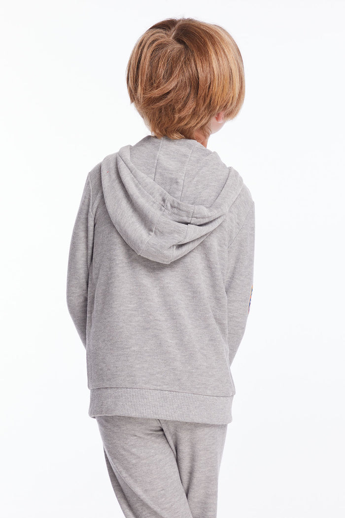 Ski Patrol Patches Boys Zip Up Hoodie Boys chaserbrand