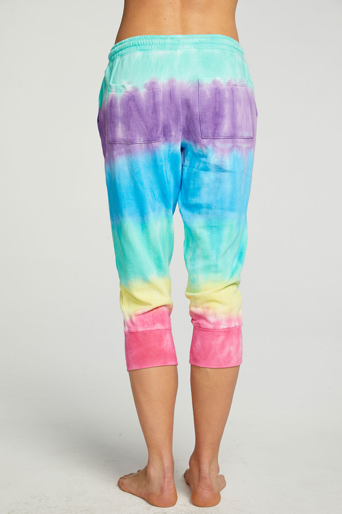 Slub French Terry Cropped Extended Cuff Jogger WOMENS - chaserbrand