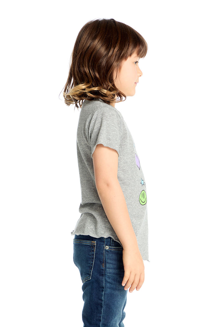 Smiley Love Tee Girls chaserbrand