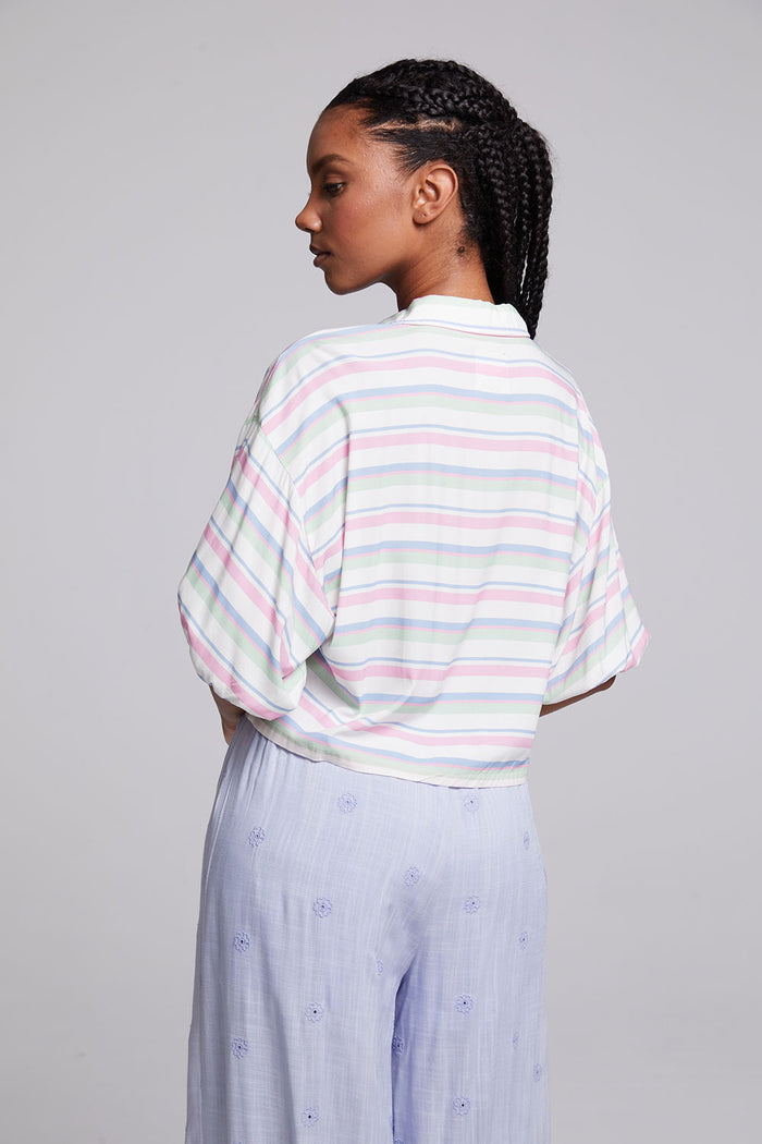Sofia Positano Stripe Blouse WOMENS chaserbrand