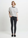 Soft Stretch Denim High Rise Skinny Jeans 30 Inch