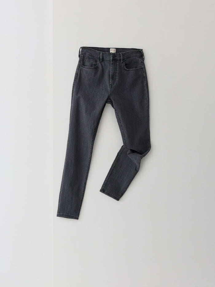 Soft Stretch Denim High Rise Skinny Jeans 30 Inch