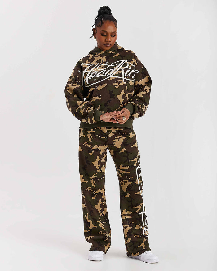 Solace Mid Length Hoodie - Camo