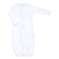 Solid Essentials White Blue Converter gown