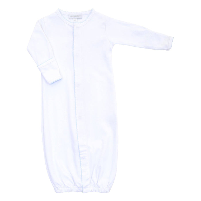 Solid Essentials White Blue Converter gown