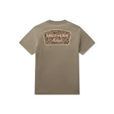 Southern marsh youth- retro camo tee