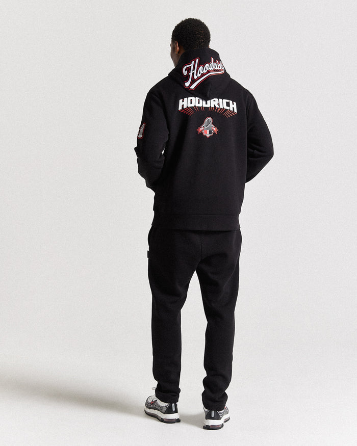 Stadium Hoodie - Black/White/Red