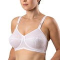 Style 2101 | Expandable Cup Wireless Shaper Bra - White