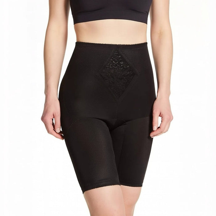Style 6205 | Waistline Tummy Control Thigh Slimmer | Satin & Smooth Fabric | Medium to Firm Support