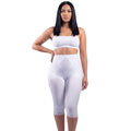 Style 6265 | Waistline Capri Pant Liner with Tummy Control Panel| Memory Compression Fabric | Medium Support