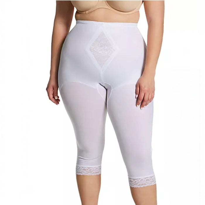 Style 6265 | Waistline Capri Pant Liner with Tummy Control Panel| Memory Compression Fabric | Medium Support