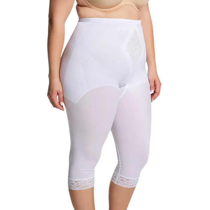 Style 6265 | Waistline Capri Pant Liner with Tummy Control Panel| Memory Compression Fabric | Medium Support