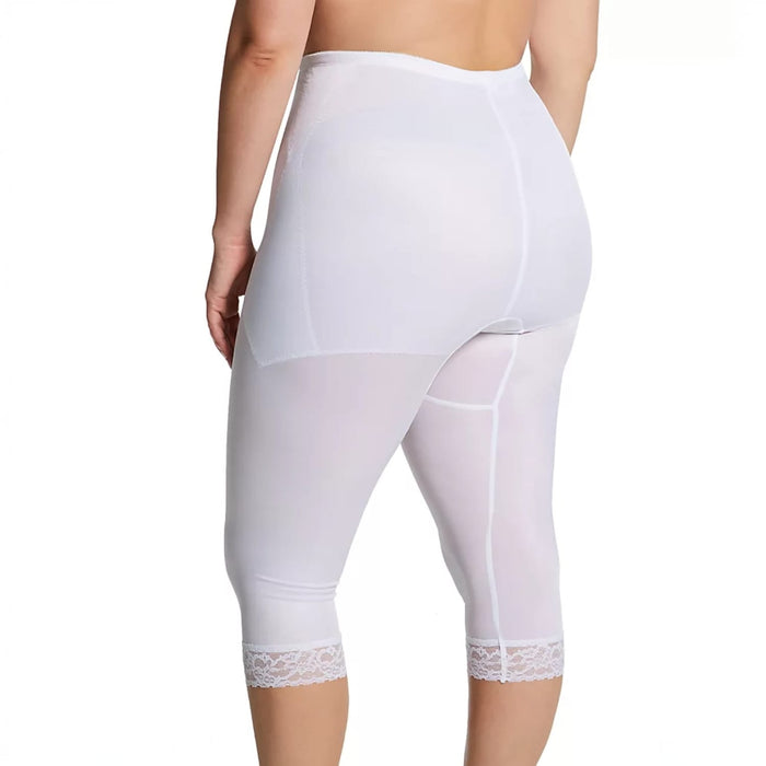 Style 6265 | Waistline Capri Pant Liner with Tummy Control Panel| Memory Compression Fabric | Medium Support