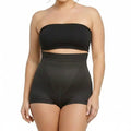 Style 6296 | High Waist Panty Brief with Tulip Front Panel | Satin & Smooth Fabric | Medium to Firm Support