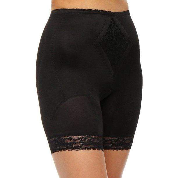 Style 6795 | Waistline Thigh Slimmer with Tummy Control Panel | Satin & Smooth Fabric | Medium to Firm Support