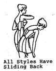 Style 8040 | All In One Inner Belt 13" Length (Forgotten Women Vintage Collection)