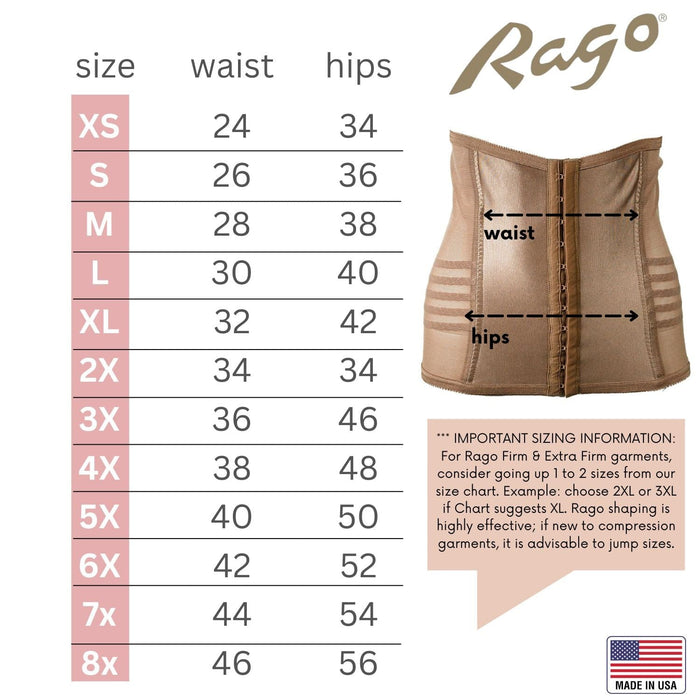 Style 821 | Shapette Powermesh Satin Panel Waist Cincher