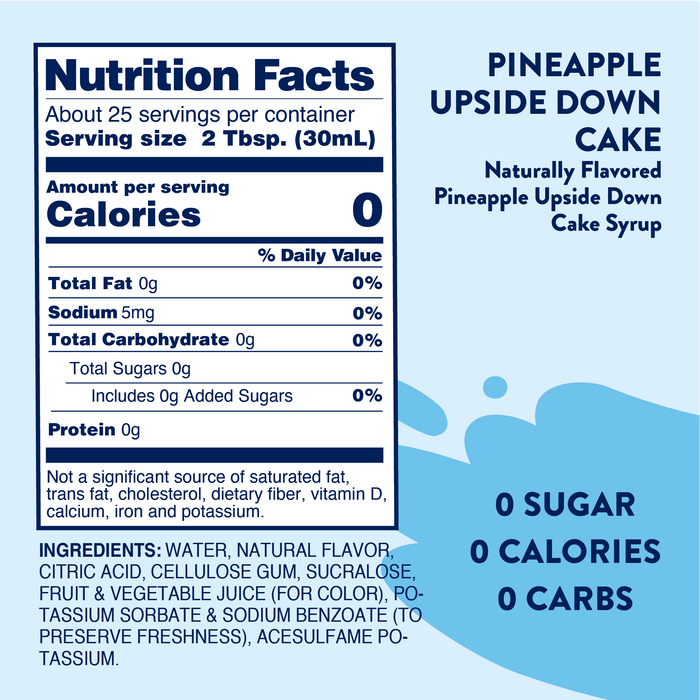 Sugar Free Pineapple Upside Down Cake Syrup
