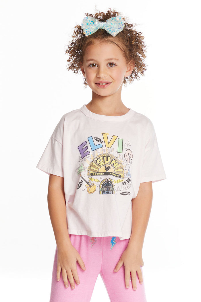Sun Records Memphis Collage Girls Tee Girls chaserbrand