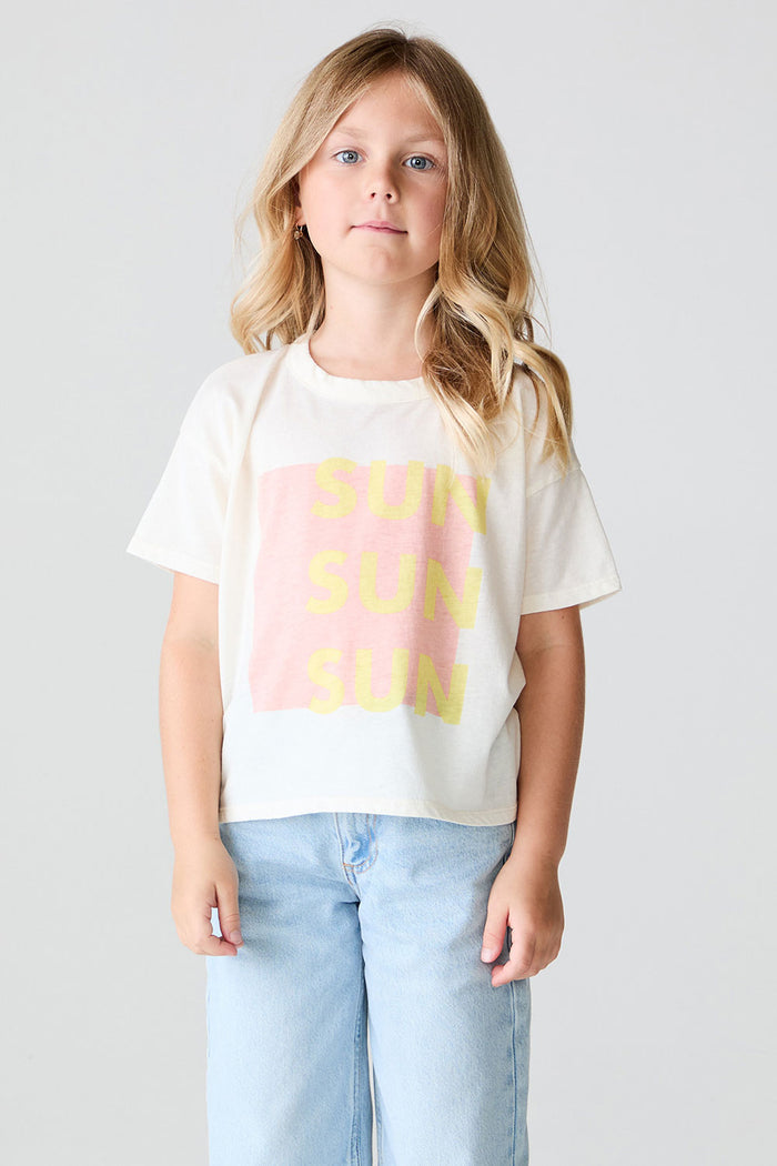 Girls Sun Sun Sun Tee chaserbrand