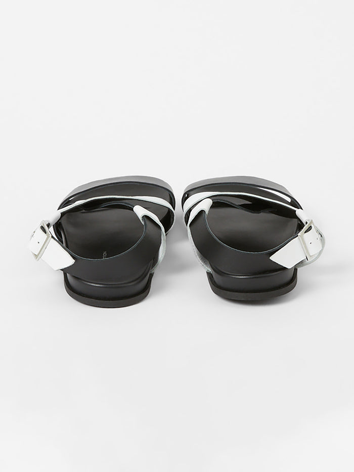 S+W x Branca Asymmetric Footbed Sandals