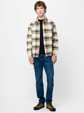 Taupe Check Lined Jacket