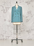 Teal Blazer - DVF Vintage