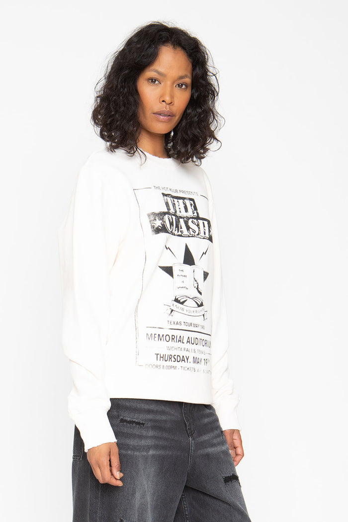 The Clash Memorial Auditorium Sweatshirt WOMENS chaserbrand