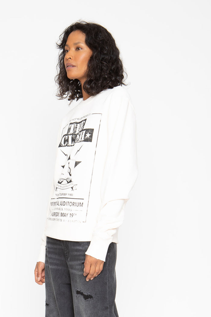 The Clash Memorial Auditorium Sweatshirt WOMENS chaserbrand