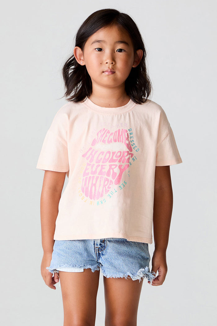 Girls The Rolling Stones She's A Rainbow Tee chaserbrand