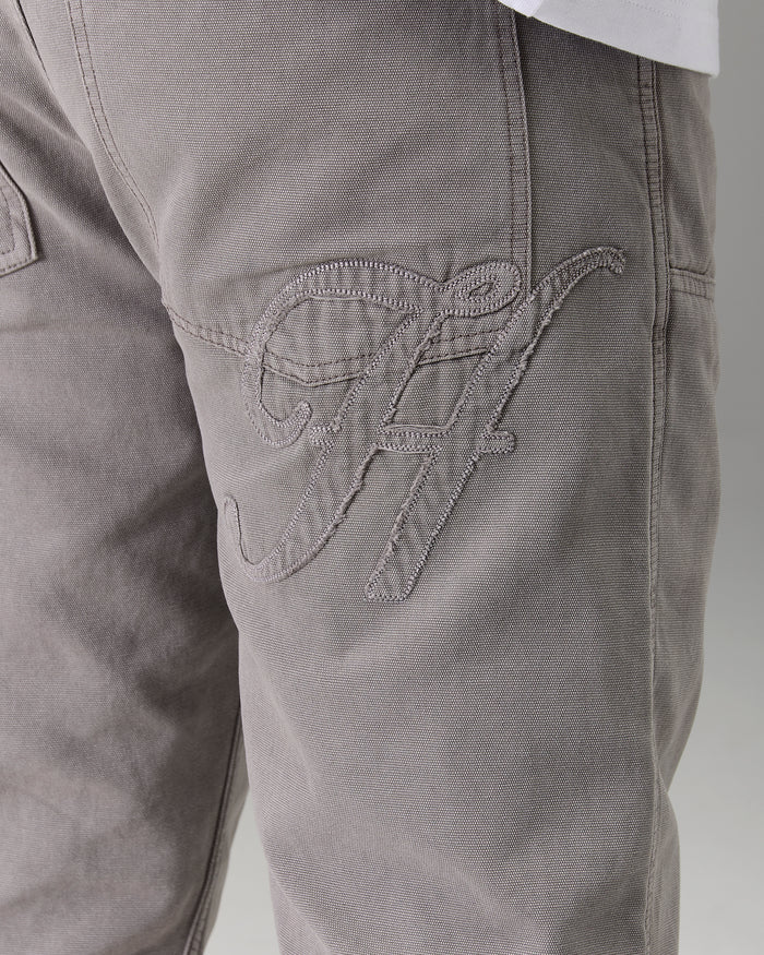 The Winner's Circle Carpenter Canvas Pant - Grey