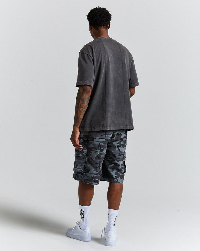 The Winner's Circle Divide Oversized T-Shirt - Grey