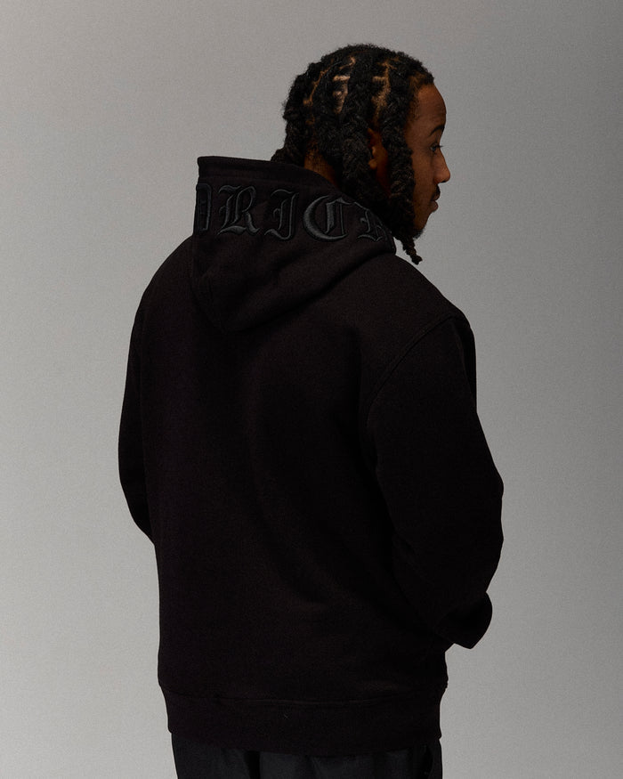 The Winner's Circle Embroidered Hoodie - Black
