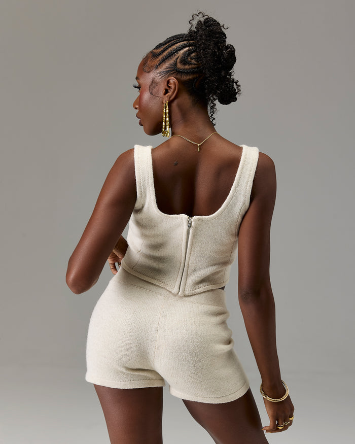 The Winner's Circle Knitted Top - Marl