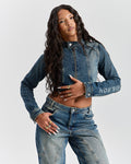 The Winner's Circle Snowdrift Denim Jacket - Dirty Wash
