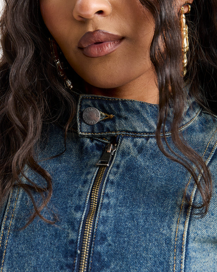 The Winner's Circle Snowdrift Denim Jacket - Dirty Wash
