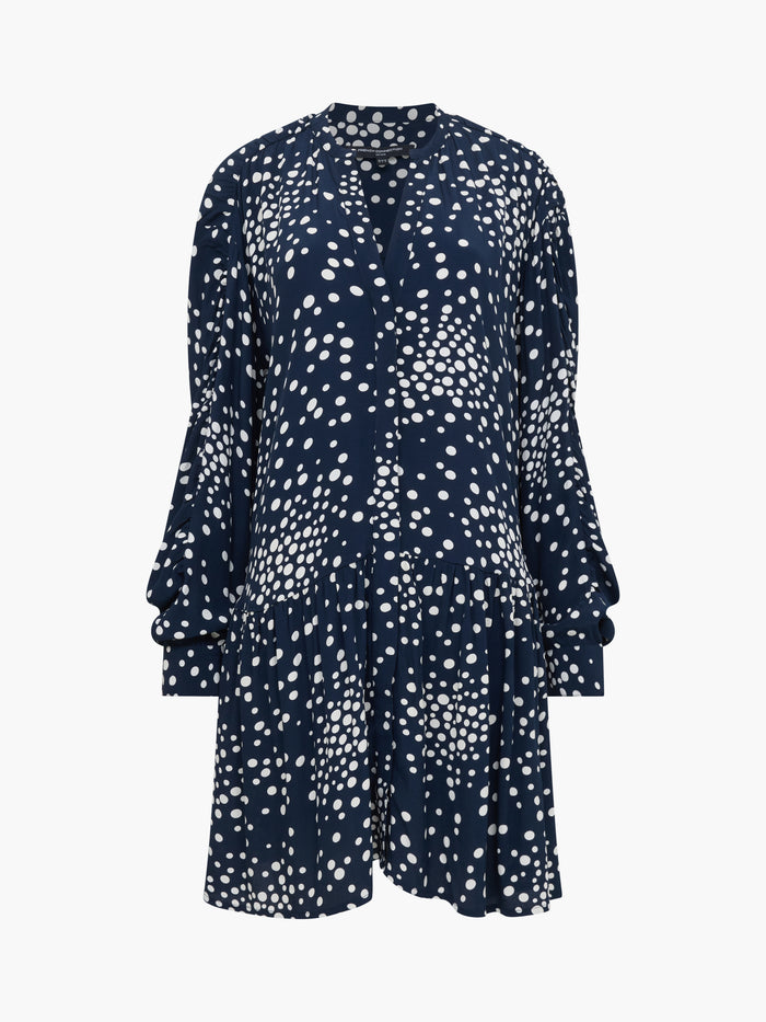Thea Lizzie Eco Polka Dot Dropped Waist Dress