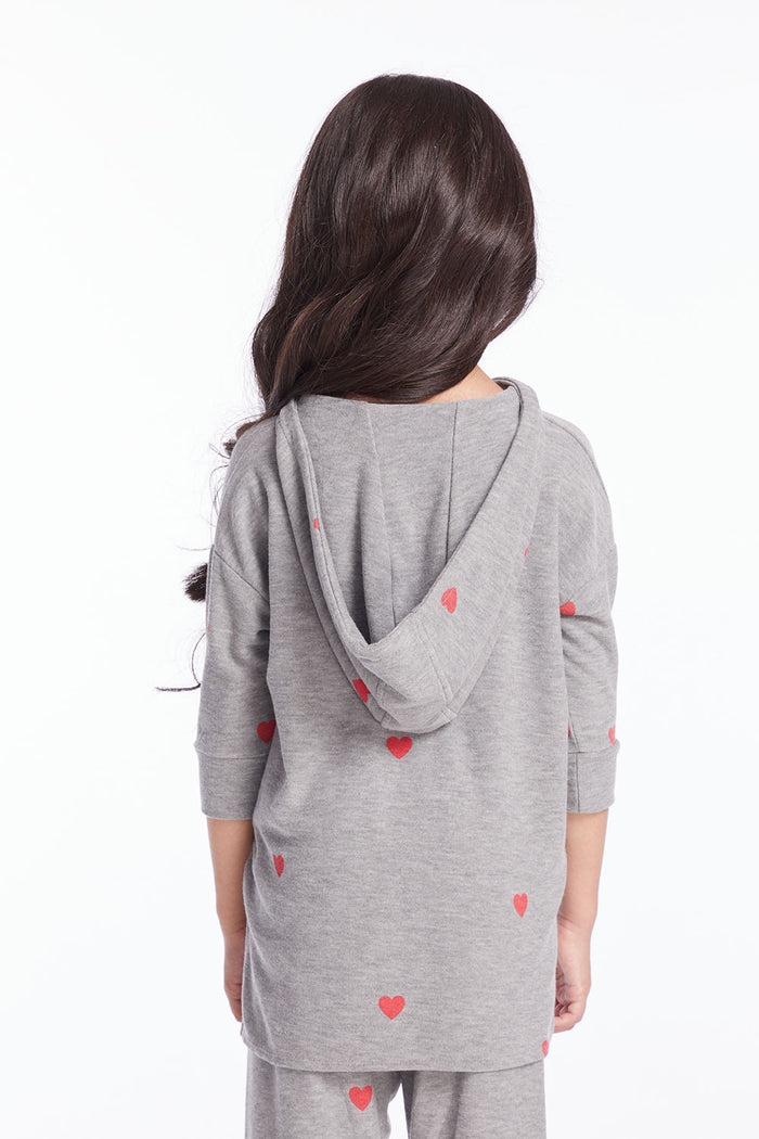Tiny Hearts Girls Pullover Hoodie Girls chaserbrand