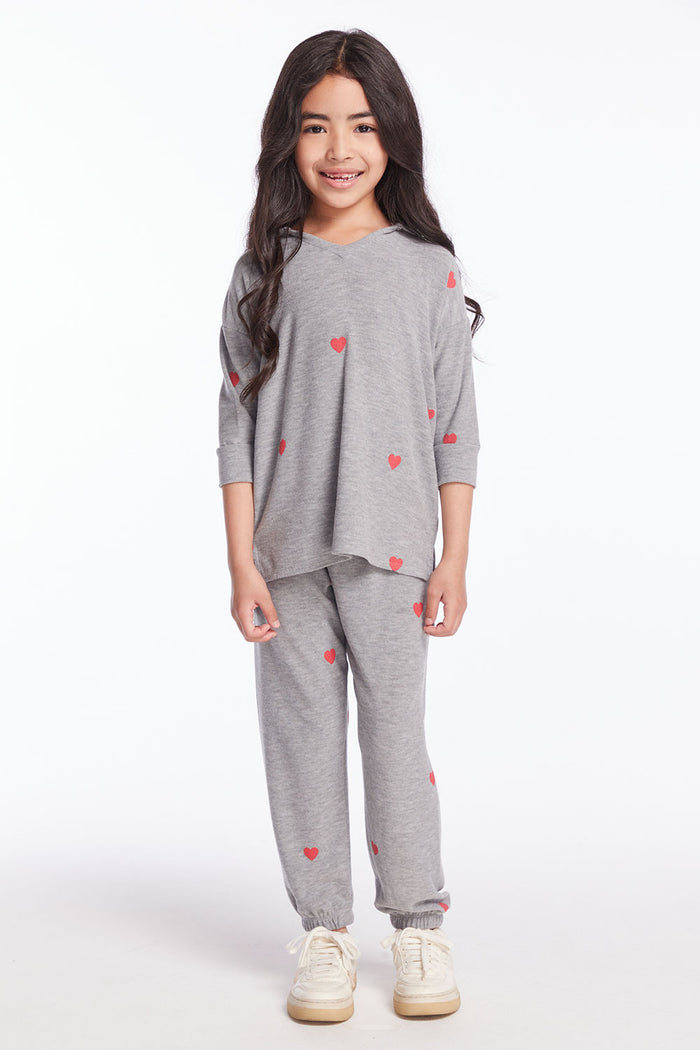 Tiny Hearts Girls Pullover Hoodie Girls chaserbrand
