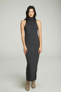 Turtle Neck Tank Maxi Dress With Side Slits WOMENS chaserbrand