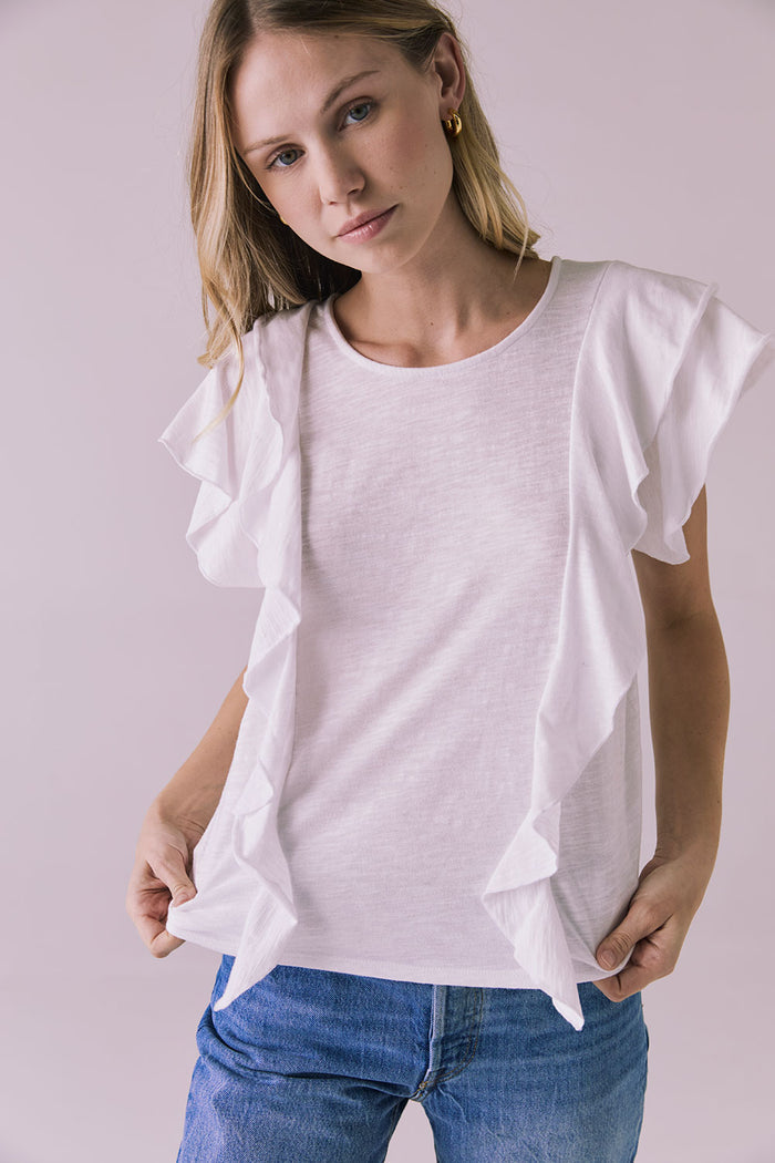 Vigo White Tee Womens chaserbrand