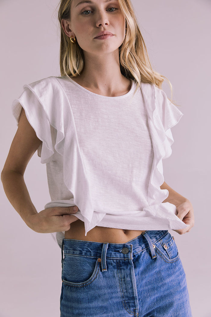 Vigo White Tee Womens chaserbrand
