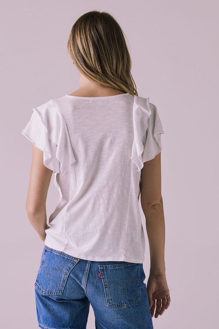 Vigo White Tee Womens chaserbrand