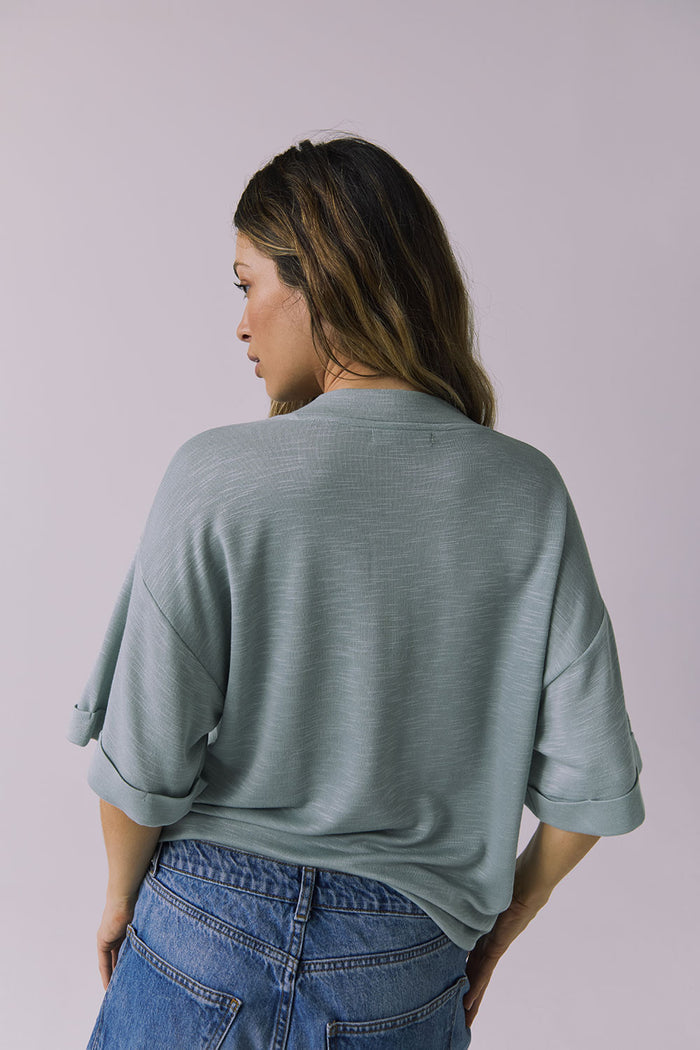 Womens Viola Garden Sage Tee chaserbrand