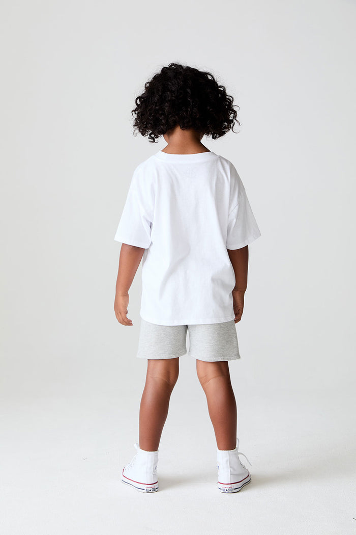 Boys Wide Leg Heather Grey Shorts chaserbrand