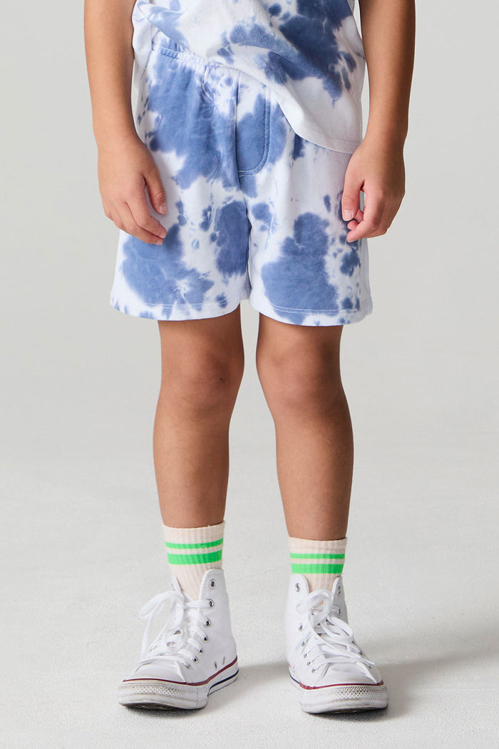 Boys Wide Leg  Mistel Tie Die Shorts chaserbrand