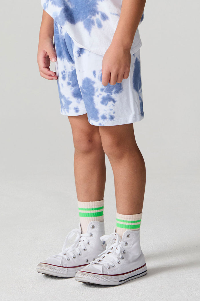 Boys Wide Leg  Mistel Tie Die Shorts chaserbrand