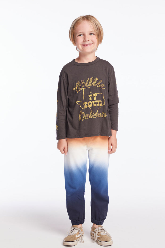 Willie Nelson 77 Tour Boys Long Sleeve Boys chaserbrand