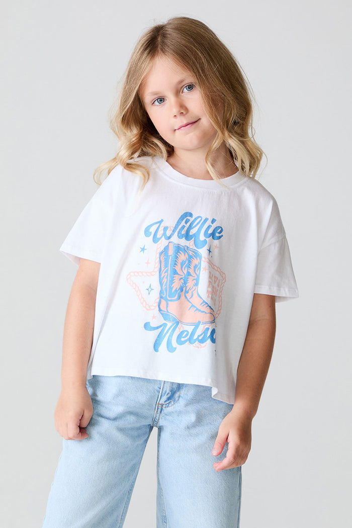Girls Willie Nelson Live From Texas Tee chaserbrand